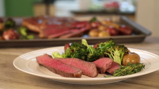 Sheet Pan Sirloin Steak