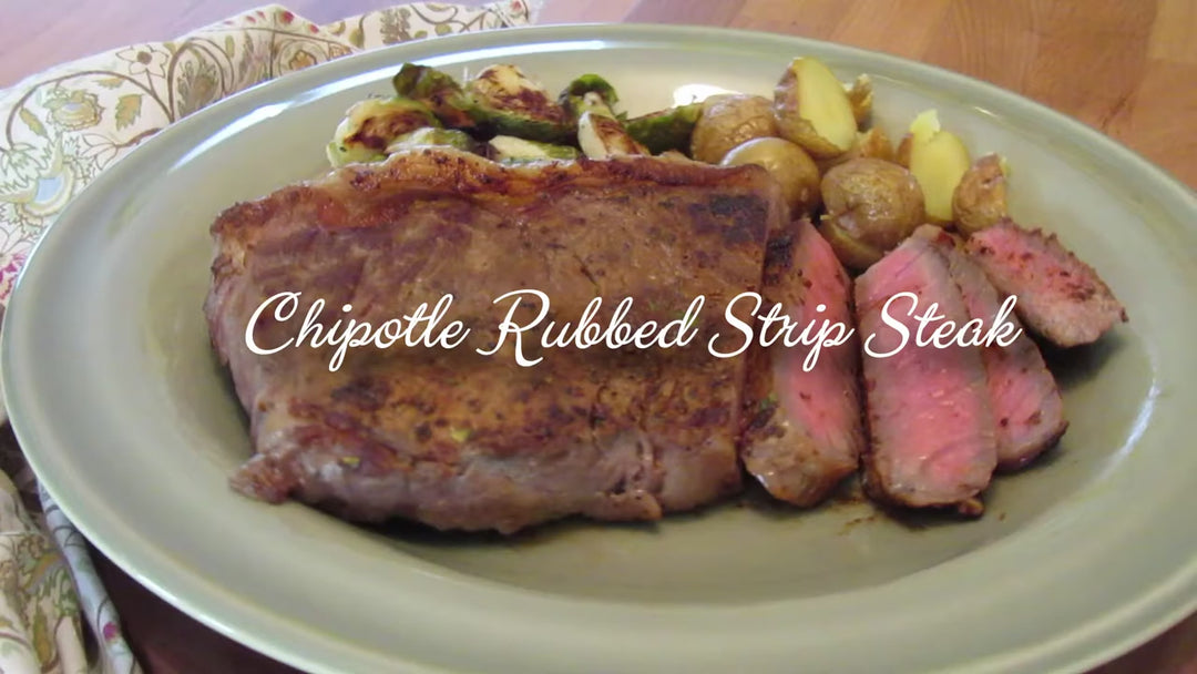 Chipotle Rubbed Strip Steak