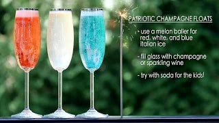 Italian Ice and Champagne Cocktail Recipe