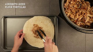 Slow Cooker Chicken Burritos