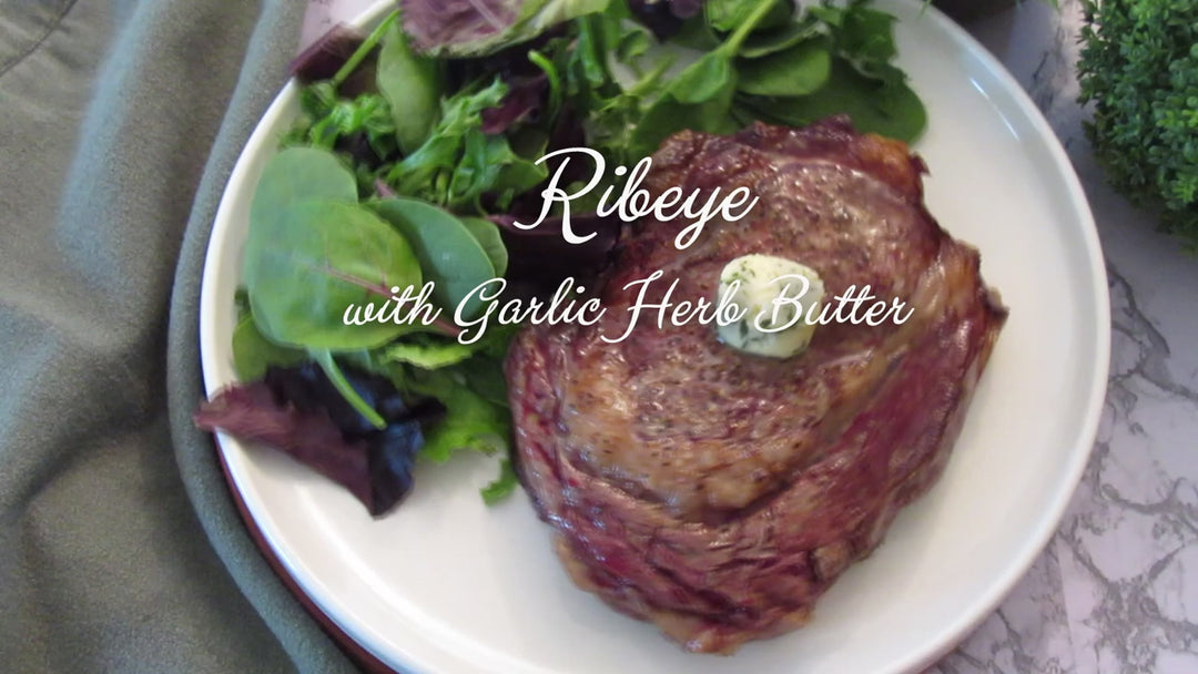 Ribeye Steak with Compound Butter