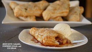 Salted Caramel Apple Turnovers