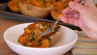 Vegan Stuffed Squash
