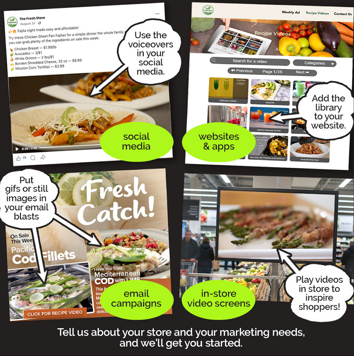 4 Ways Grocery Stores Can Use Recipe Videos in Their Marketing