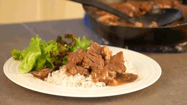 Beef Tips with Gravy