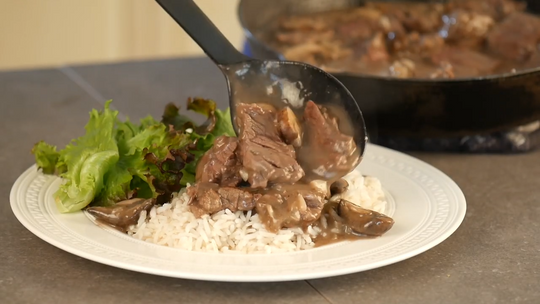 Beef Tips with Gravy