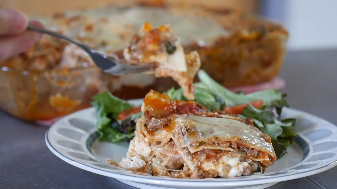 Beef and Sausage Lasagna
