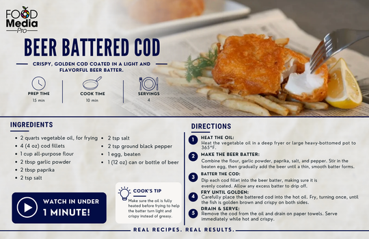 Beer Battered Cod