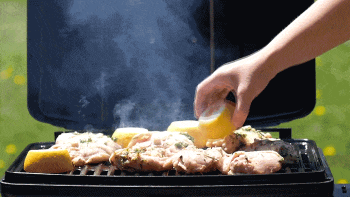 Lemon Grilled Chicken Thighs
