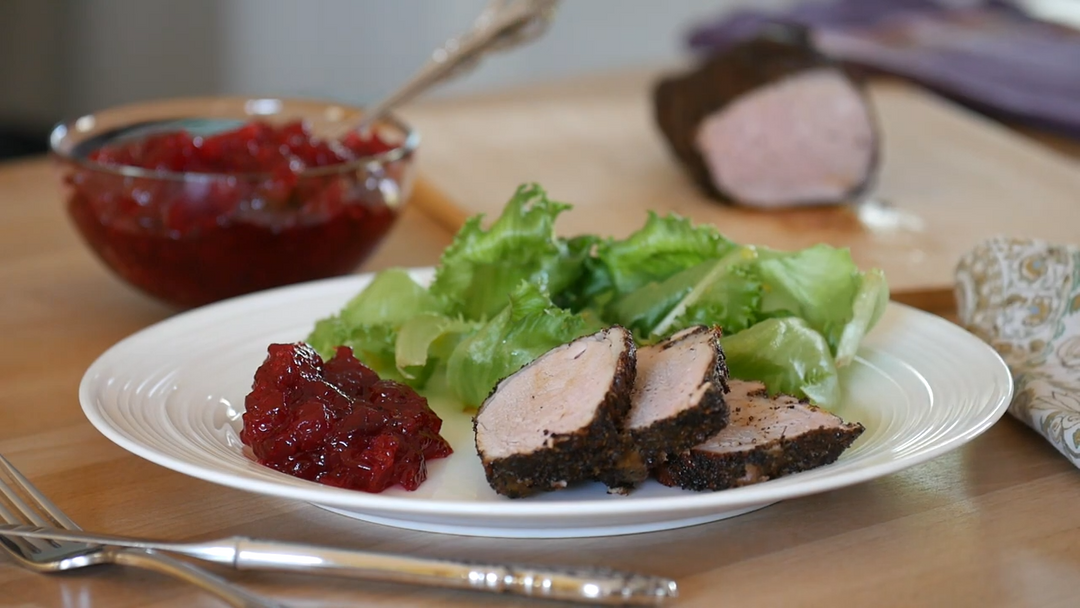 Coffee Crusted Pork Loin