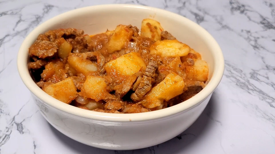 Bistec con Papas