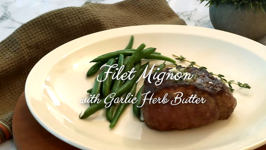 Filet Mignon with Compound Butter