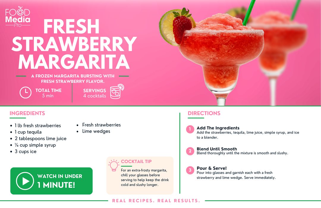 Fresh Strawberry Margarita
