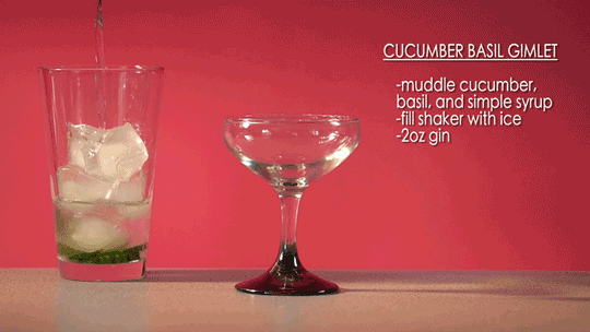 The Cucumber Basil Gimlet