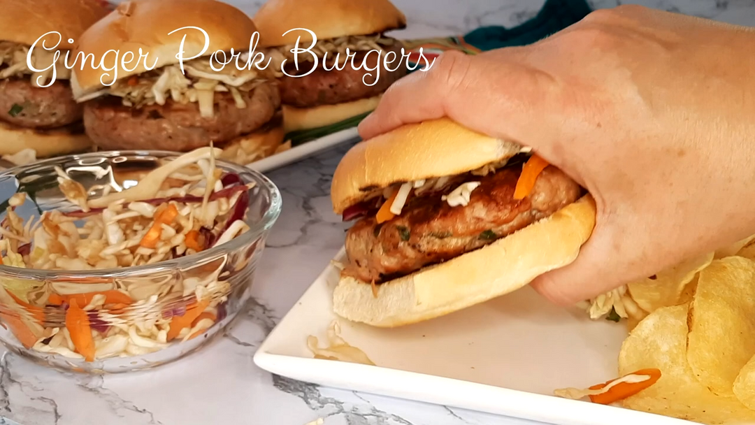 Ginger Pork Burgers