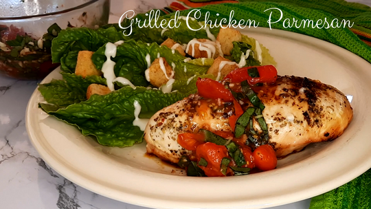 Grilled Chicken Parmesan