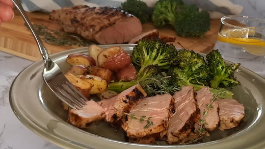 Grilled Marinated Pork Tenderloin