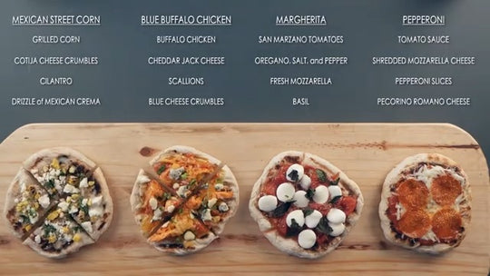 Grilled Pizza Four Ways