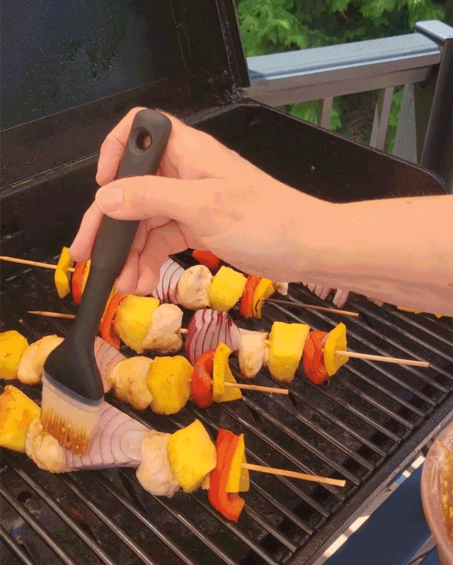 Hawaiian Chicken Pineapple Kabobs