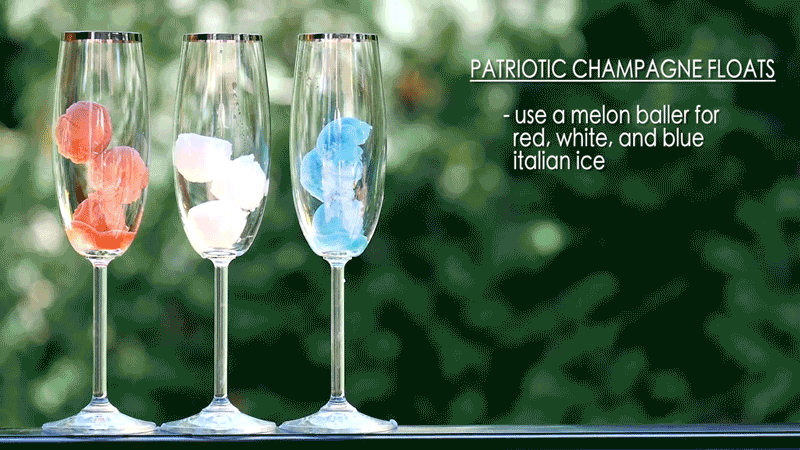 Italian Ice and Champagne