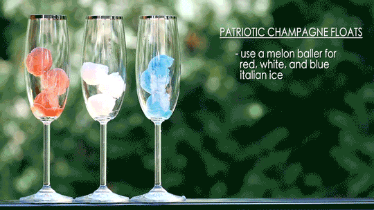 Italian Ice and Champagne