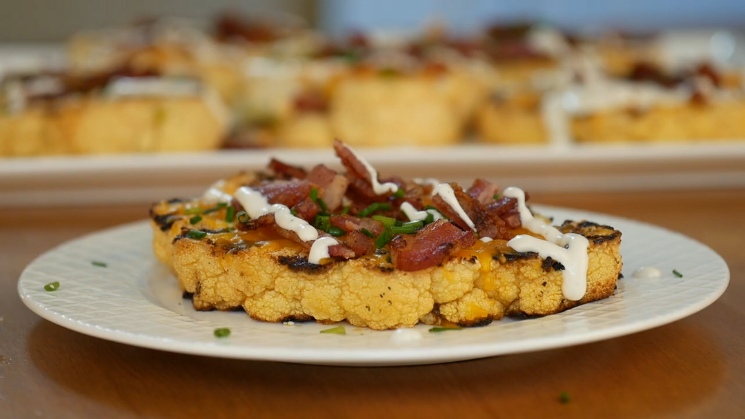 Loaded Grilled Cauliflower