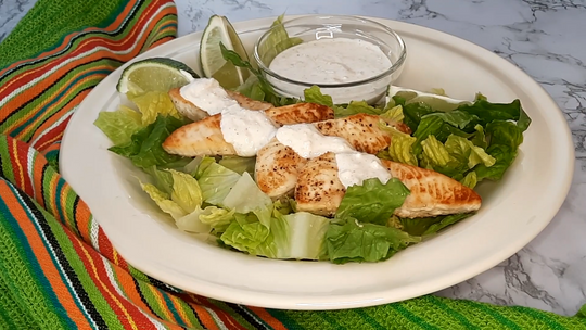 Mahi Mahi with Ginger Lime Dressing
