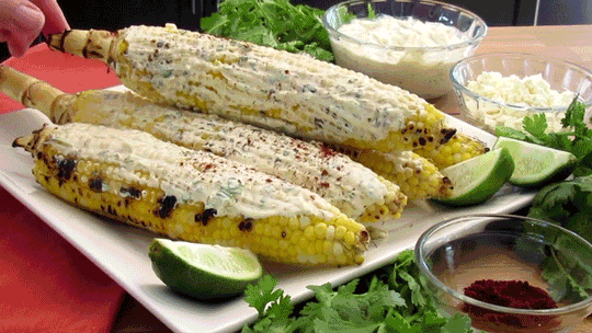 Grilled Mexican Street Corn