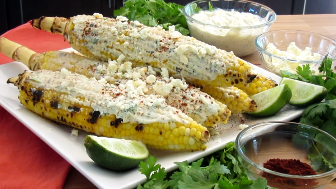 Grilled Mexican Street Corn