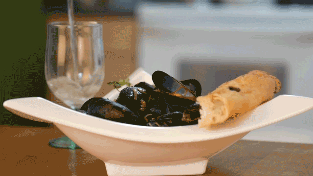 Mussels in White Wine