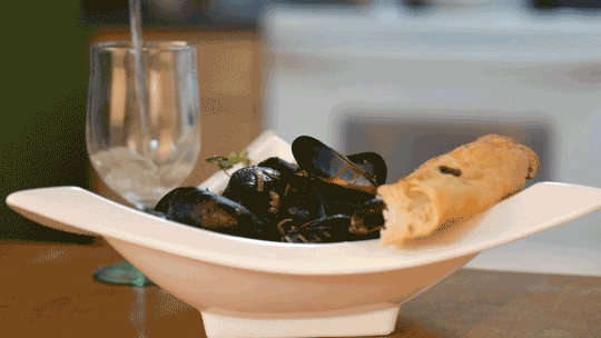 Mussels in White Wine