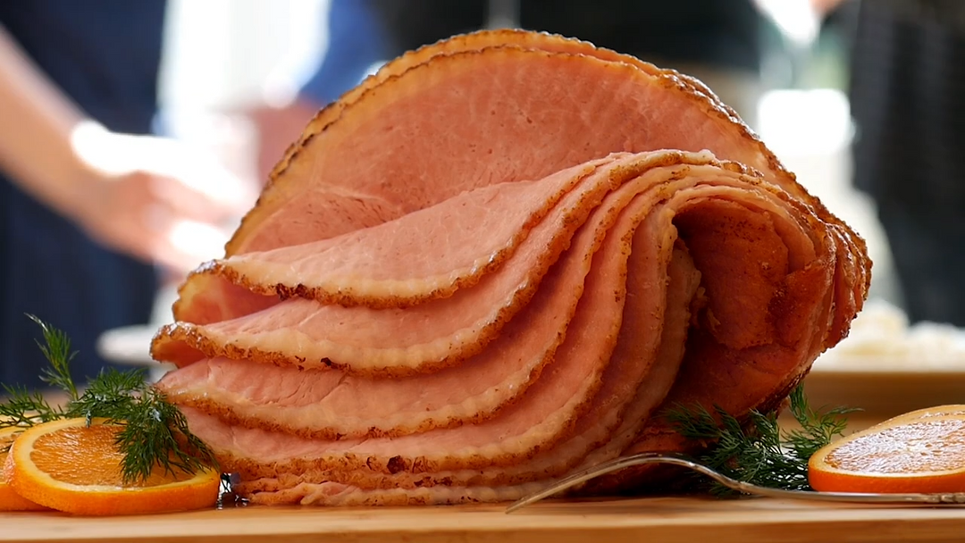 Orange Glaze Baked Ham