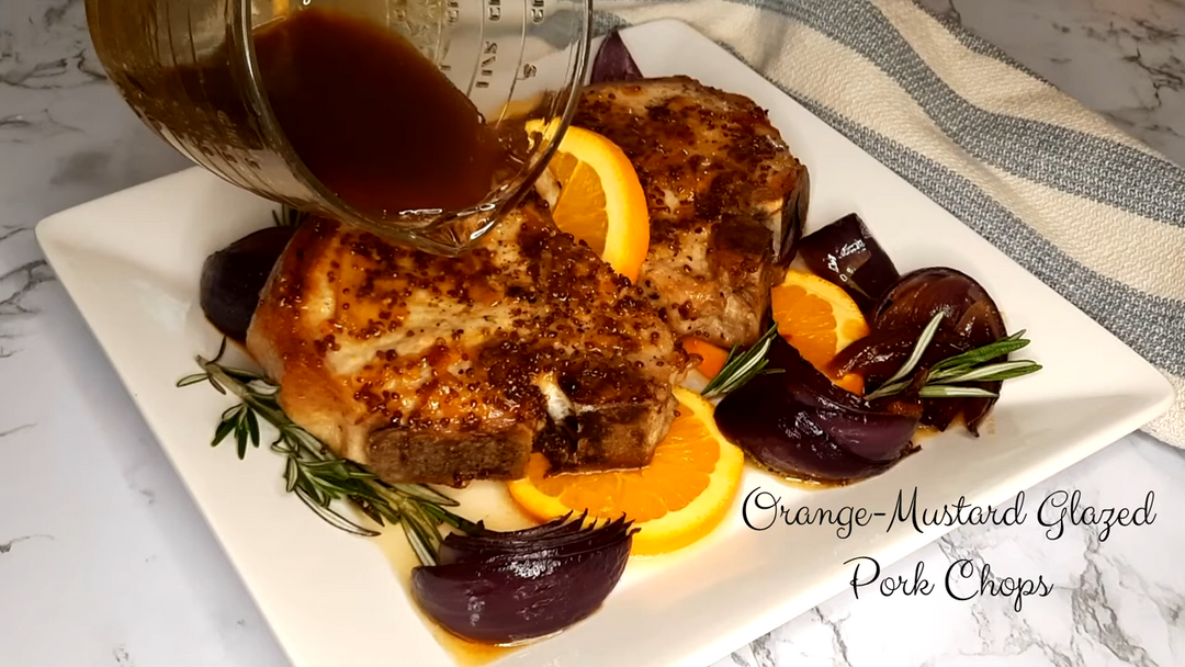 Orange Mustard Pork Chops