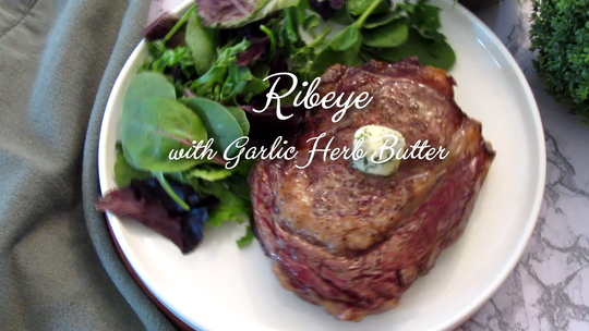 Ribeye Steak with Compound Butter