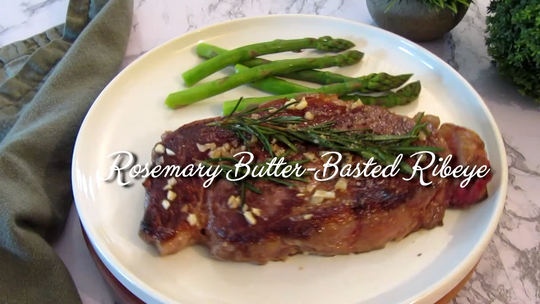Rosemary Butter Basted Ribeye Steak