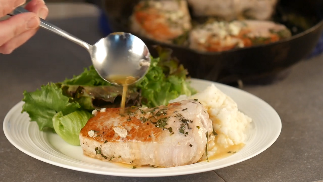 Rosemary Garlic Pork Chops