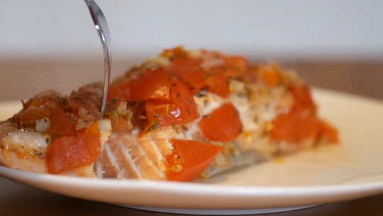 Salmon Baked In Foil