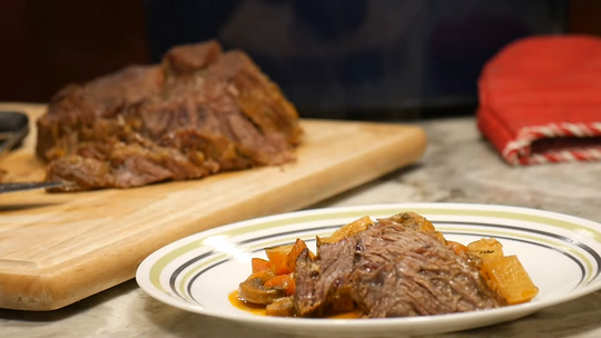 Beef Shoulder Roast with Vegetables and Beer