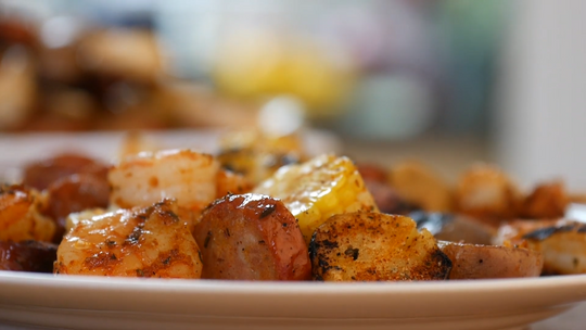 Shrimp Boil Skewers