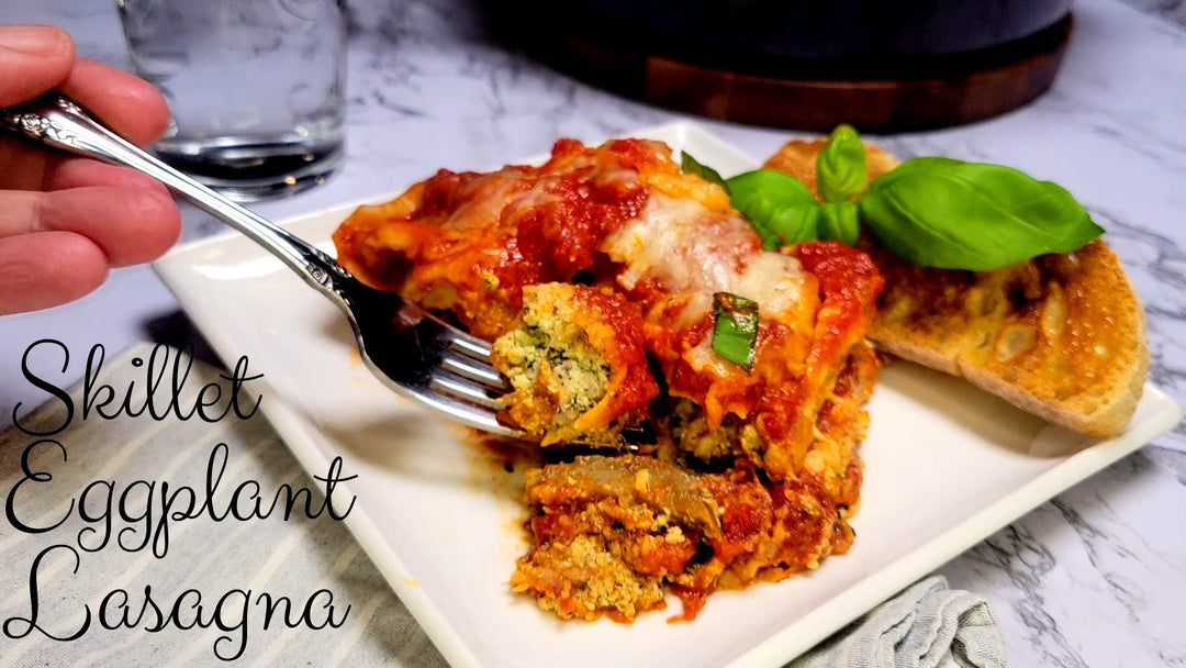 Skillet Eggplant Lasagna
