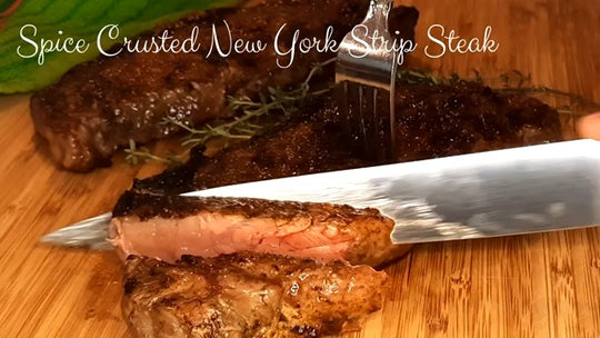 Spice Crusted New York Strip Steak