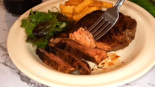 Spice Crusted New York Strip Steak