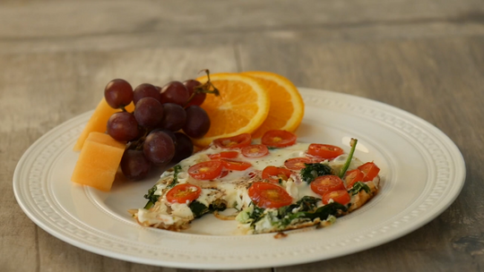Spinach and Egg White Omelet