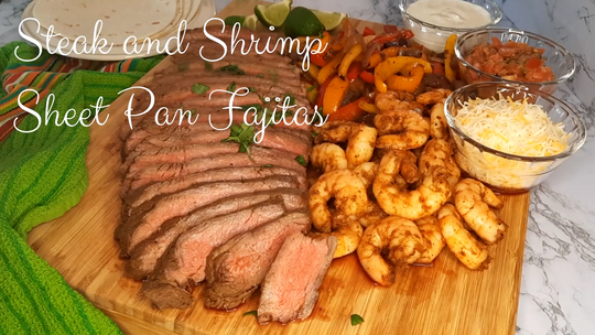 Steak and Shrimp Fajitas