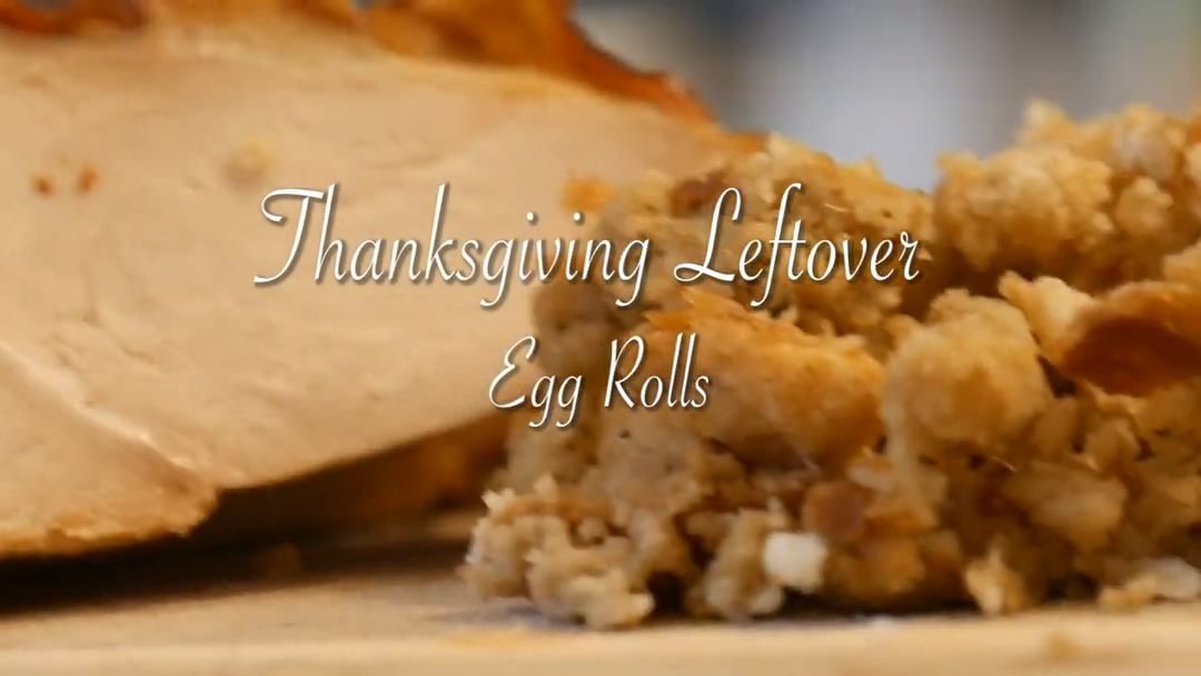 Thanksgiving Leftover Egg Rolls