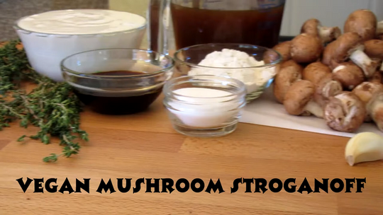 Vegan Mushroom Stroganoff