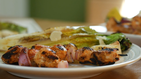 Yogurt Marinated Chicken Kebabs