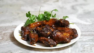 Orange Hoisin Spiced Chicken Wings
