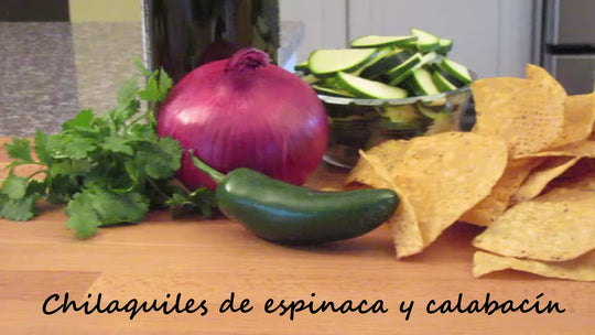 Zucchini and Spinach Chilaquiles