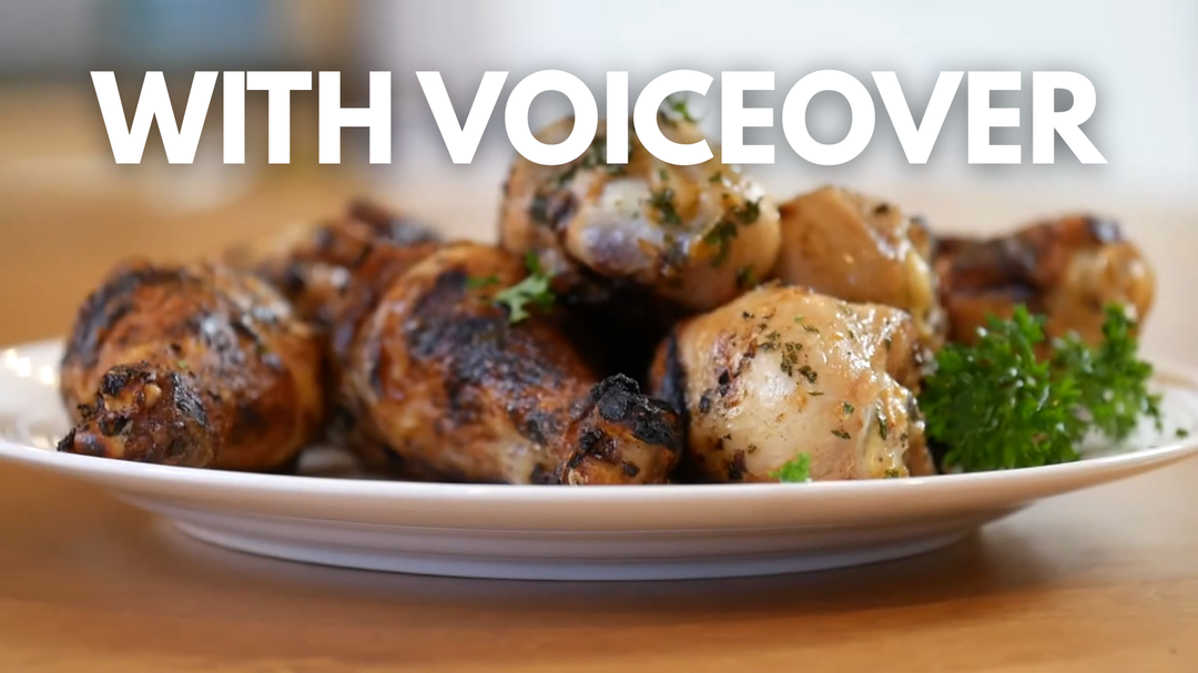 Grilled Chicken Drumsticks with Beer